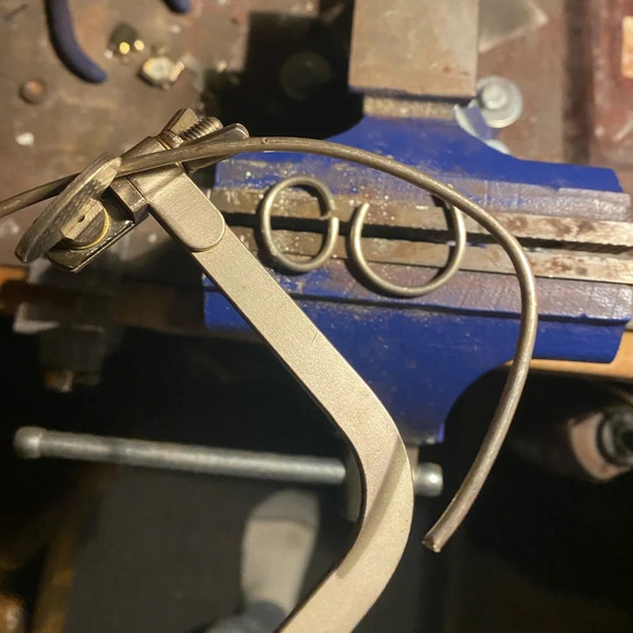 Special order only!! Stack of 3 rustic sterling silver bands / rings - Picture 6 of 14